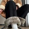 Lamm-Samt-Fleece gefüttert Verdickt Herbst Winter Neu Locker Weitbeinige Hosen Modische Freizeithosen Vielseitiges Design Sensation