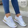 Plus Size Women's Lace-Up Sports Shoes - Summer 2022 Casual Breathable Running Sneakers