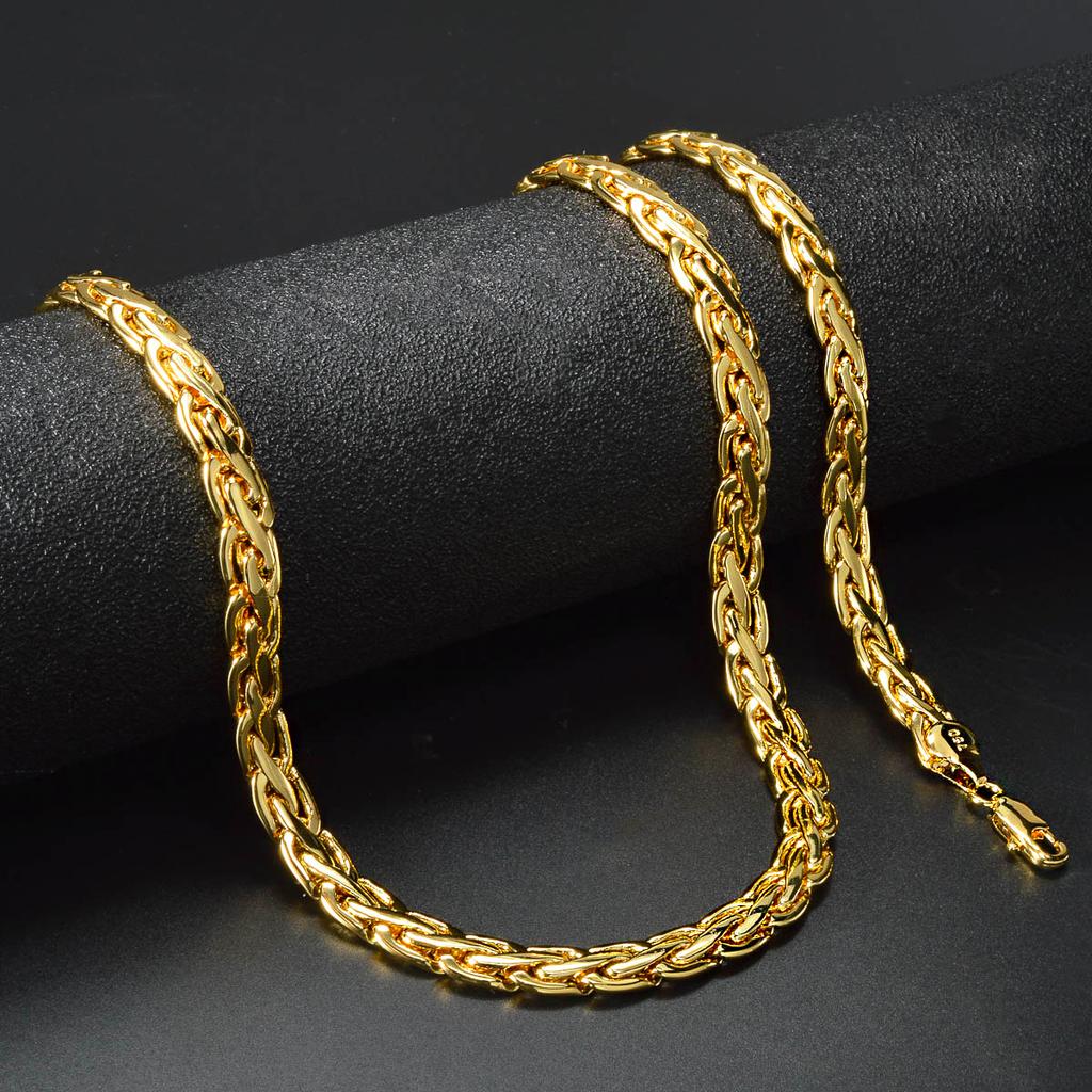 European and American Necklace Bracelet Set, Line Twist Lobster Buckle Accessories 2026