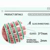 Colorful Crystal Strip Self Adhesive Flexible Glass Rhinestone Trim DIY Supply Shiny Apparel Accessory Shoes Decor