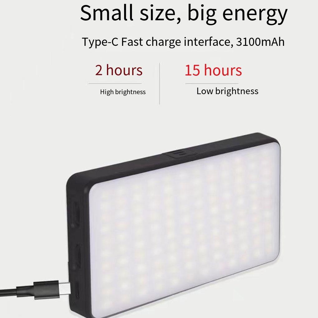 W140 CRI 95 LED Video Light Portable Camera Photo Light Panel Dimmable for DSLR Camera Camcorder High Brightness