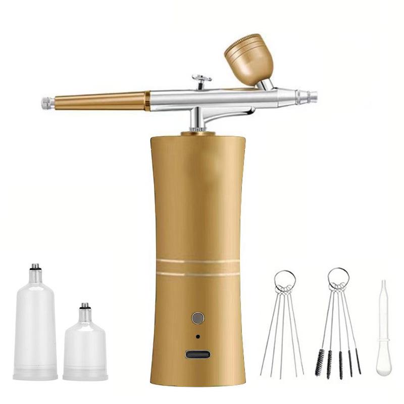 High-Pressure Nano Oxygen Injector & Airbrush Hydration Instrument for Beauty & Nail Art