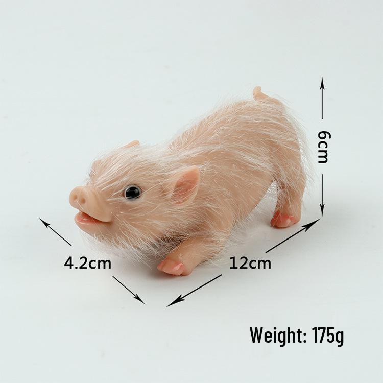 

Реалистичная силиконовая кукла-поросенок - Мягкая, высококачественная имитация