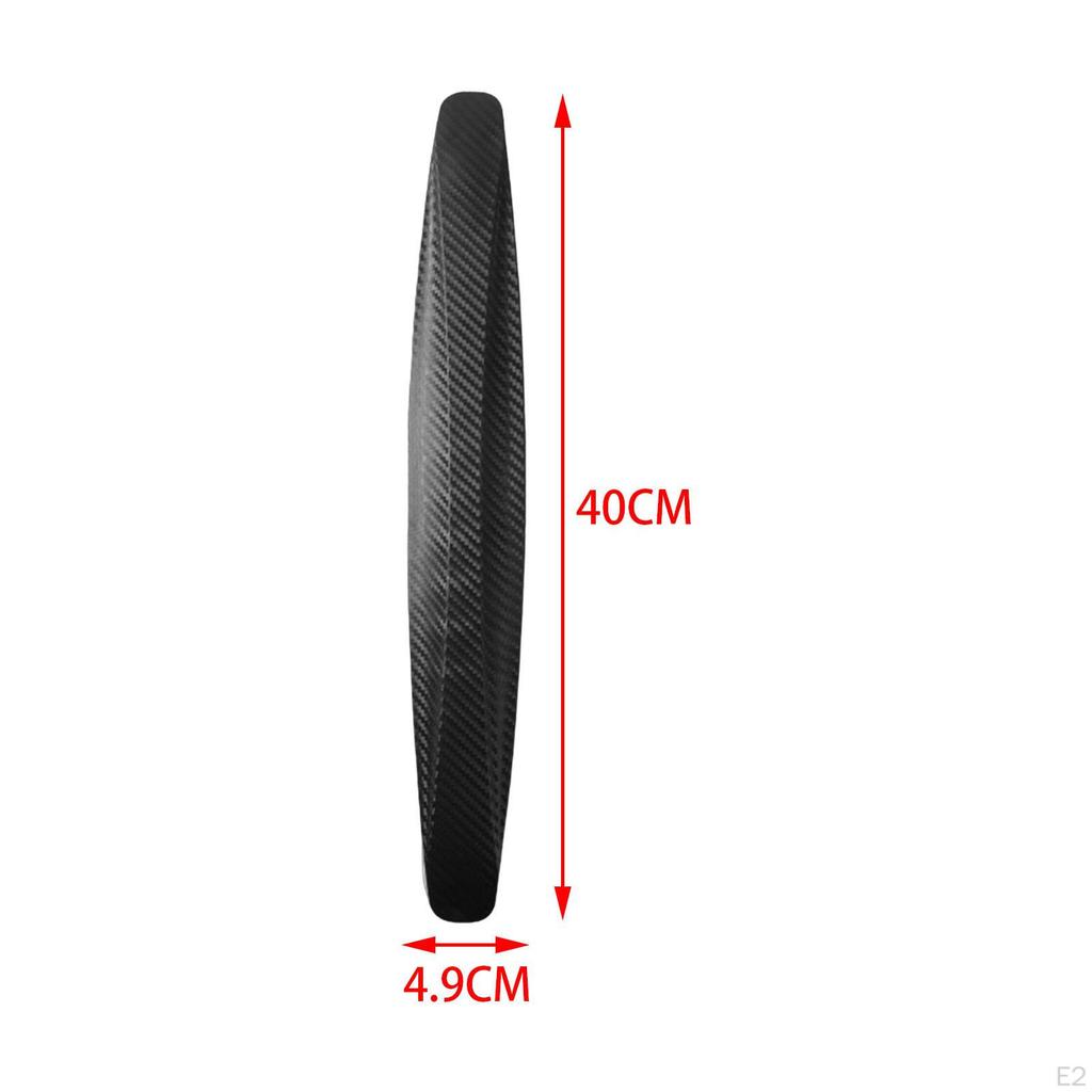 2 Pieces Universal Car Protectors Front Back Spare Parts PVC Anti Scratch Strips Stickers for SUV