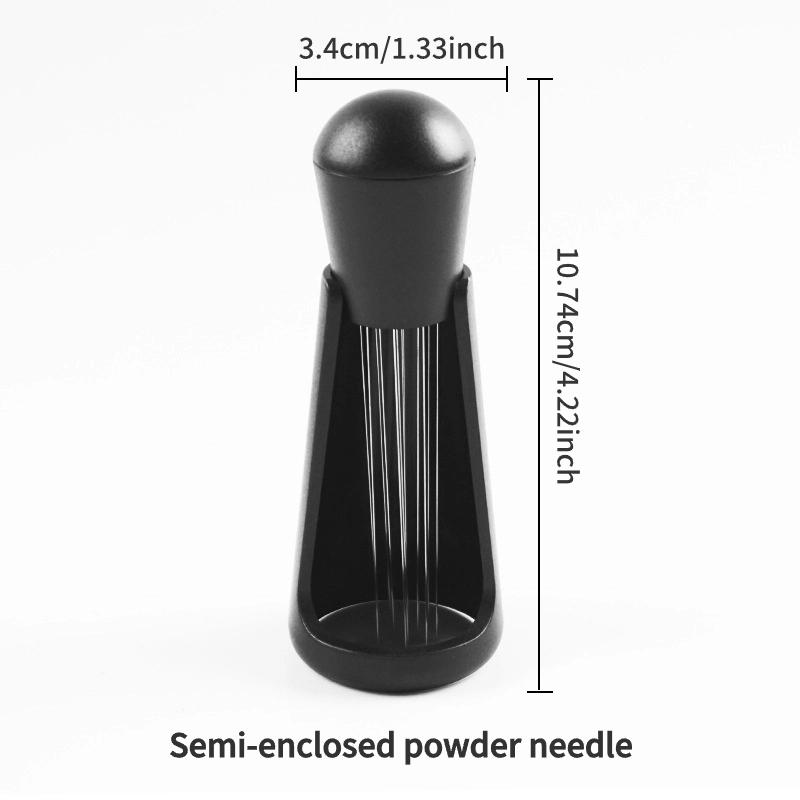 Espresso Coffee Stirrer Coffee Stirring Tool Coffee Powder Stirrer Needle Distributor Wood Handle Barista Hand Distribution Tool