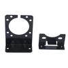 7 Way Trailer Socket Adapter with 4 Flat End and Mounting Bracket, Assembled Wiring Assembly with Flip Cover for Trailer Towing Light Use