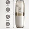 Portable Travel Toothbrush & Toothpaste Set with Transparent Mug
