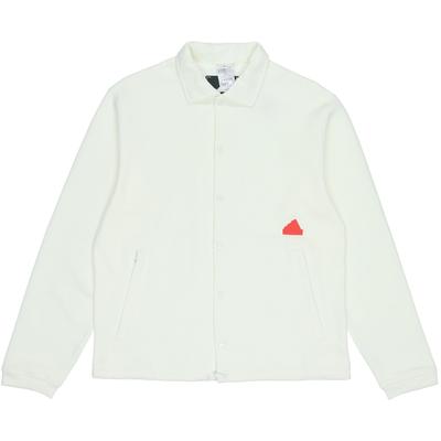 Jaqueta masculina de manga comprida com lapela com logotipo de cor sólida, jaquetas brancas HG2072
