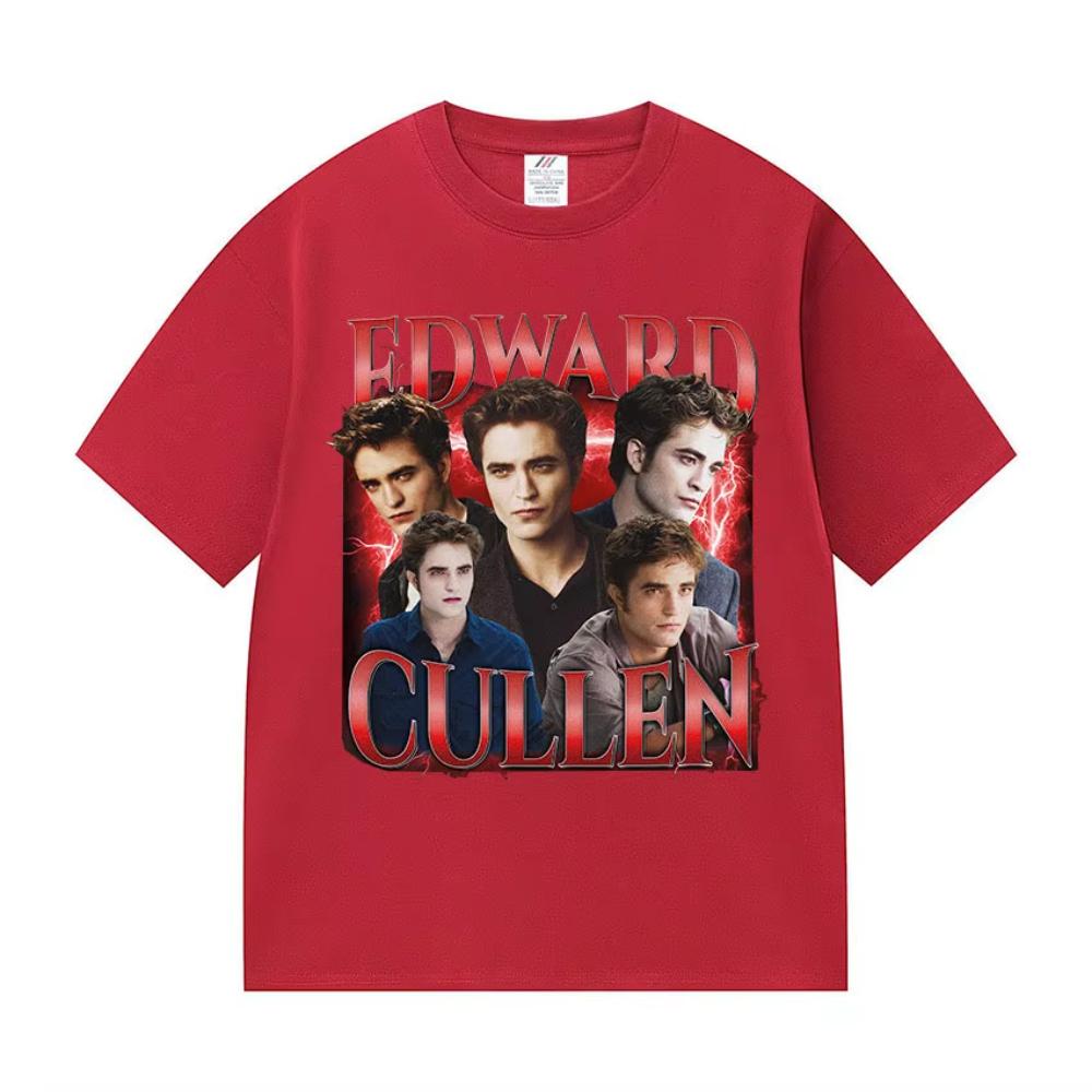 Limited Twilight Eggward Cullen Graphic T Shirts Unisex Women Harajuku High Quality Retro Tshirt Clothing Oversized Cotton Tshirt