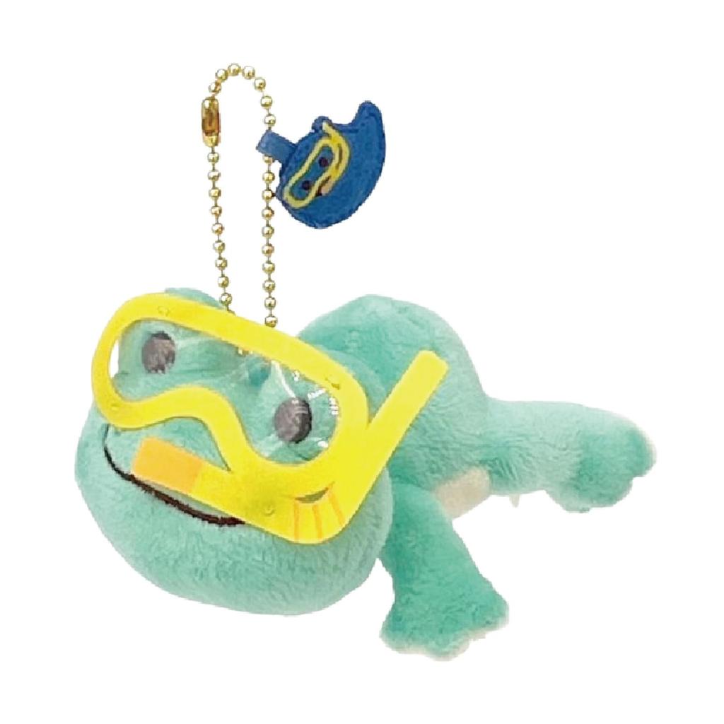 Nakajima Corporation Pickles the Frog Plush Sea Friend H6 X X Toy, Mascot, Snorkel, W9.5 D10.5cm
