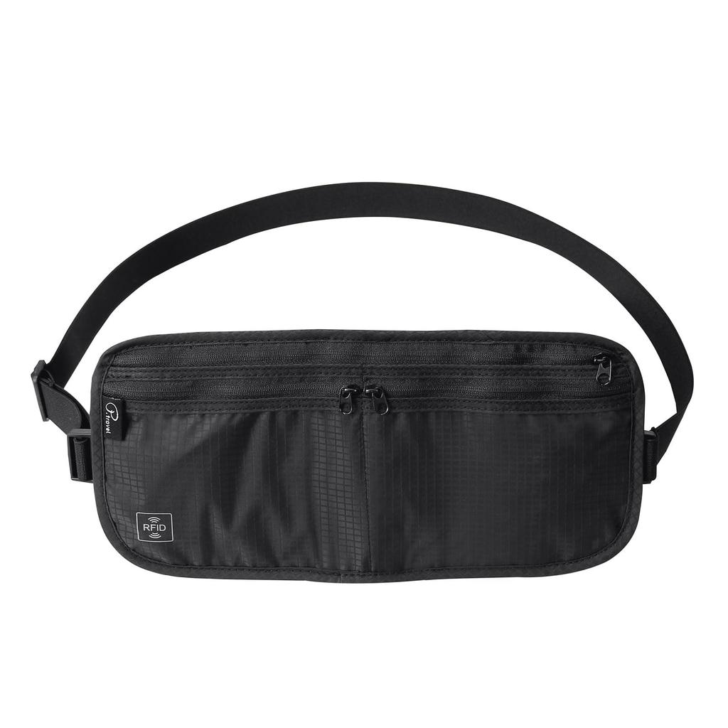 Azarxis Waist Passport Hanging Security Passport Hidden Large Perfect for Overseas Men and Women Pouch, Case, Neck, Anti-Skimming, Slim,