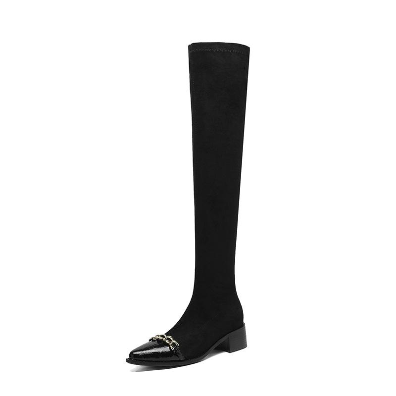 Youth Vitality Elastic Suede Over Knee