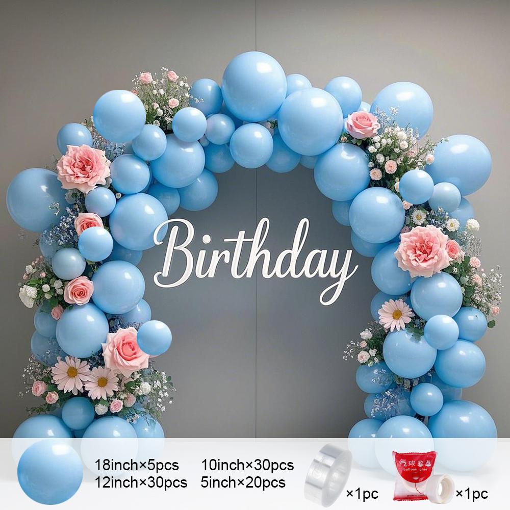 

Macaron Pink Balloons Garland Kit Birthday Party Decor White Green Blue Balloon Arch Set Baby Shower Wedding Engagements Decor 1set