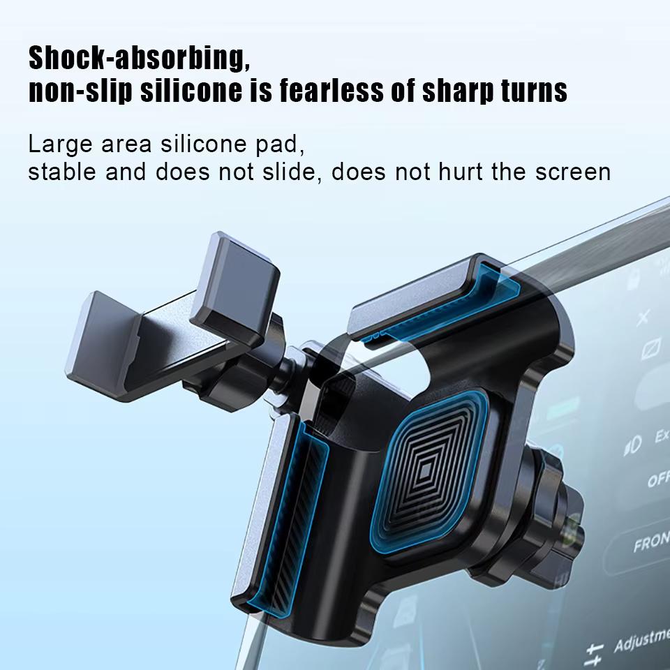 Auto Handyhalter Universal Auto-Bildschirm für BYD Tesla Model 3/Y/S/X Ausziehbare Handyhalterung 360 Drehbar GPS-Halterung
