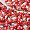 5pcs/Lot Cute Three-Dimensional Fruit Charm Enamel Cherry Mushroom Strawberry Pendants For Jewelry Making Supplies Banana Charms