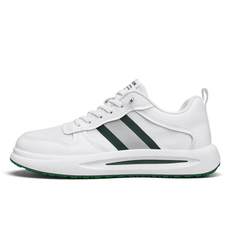 Popular little white shoes men's versatile flat-bottomed fashion casual board shoes retro trendy shoes 2025 new breathable sports shoes