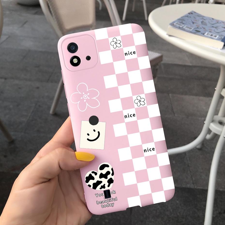Lovely Pattern Phone Case For Realme C11 2021 C 11 2020 RMX2185 Macaroon Silicone Soft Cases Cover For Realme C11 (2021) RMX3231