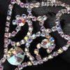 Shiny Rhinestone-Studded Bracelet Colorful Rhinestone Foot Chain High Quality Leg Chain  Barefoot