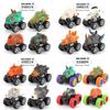 Childrens Cartoon Dinosaur Pull Back Cars With Offroad Action For Kids Play And Development