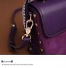 Women's Luxury Purple Crossbody Handbag - Elegant Commuter Style