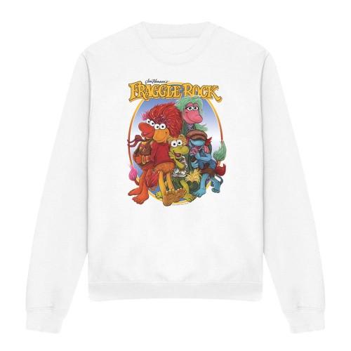 Fraggle Rock Unisex Adult Group Hug Sweatshirt
