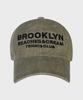 Bichiseuaenkeulim Brooklyn Tennis Club Pigment Ball Cap-Khaki