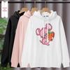 Women's Strawberry Mouse Hooded Sweatshirt - Autumn/Winter 2025 Fashion, Loose Mid-Length, Unisex Style