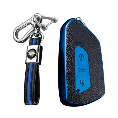 Volkswagen Dedicated Key Cover, Key Case, Silicone, Waterproof, Compatible with VW Golf 8,
