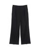 INTERSECTION Raw Edge Wool Slacks [Black]