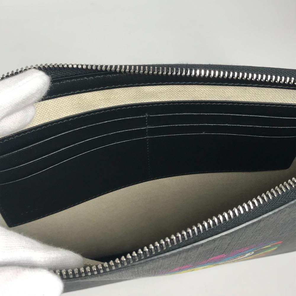 GUCCI 547084 GG Supreme BESTIARY Bag pouch with strap Clutch bag