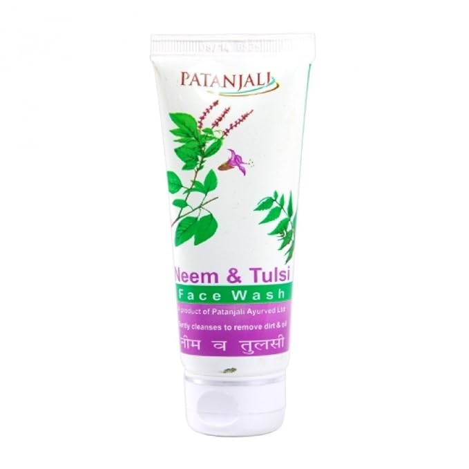 Patanjali Neem Tulsi Face Wash, 60g 60 GM