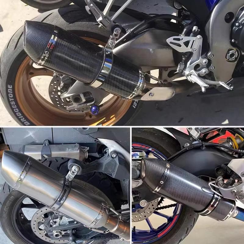 Stainless Steel Modified Exhaust Pipe for GSXR750, Z1000, CBR1000, R1R3R25 Motorcycles
