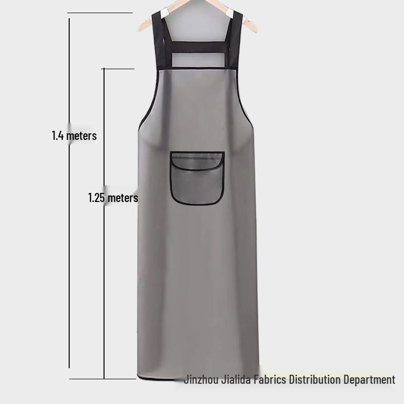 Waterproof Oil Apron - Adult Size for Kitchen, Seafood Cooking, Dishwashing, and Restaurant Work