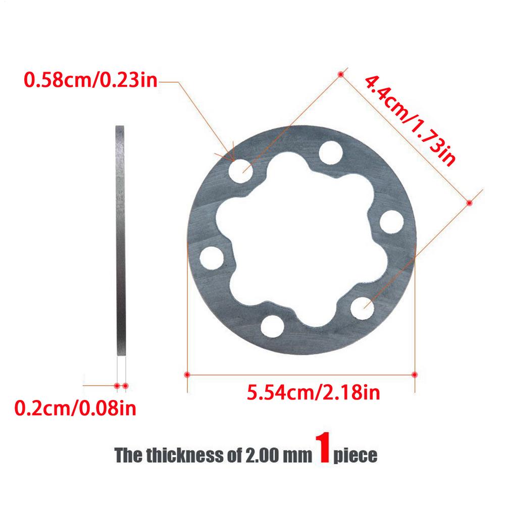 

Electric Scooter Brake Spacer Electric Scooter Brake Gasket Spacer Replacement Parts Rust-Proof for Vehicle Modification