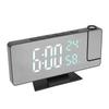 Digital Alarm Clock Large Display LED and Mirror Desk Clock 3 Brightness Levels Modern Electronic Clock for Bedroom