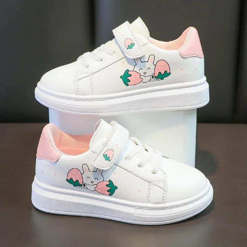 

Girl shoe spring Autumn Boy White Shoe Casual Running kid Shoe Anti Slip Soft Sole Sneaker kid tenis item 36