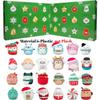 Animal Mallows Advent Calendar 2025,24 Day PVC Micromallows Toy Christmas Countdown Calendar, Animal Figures  Toy for Kids