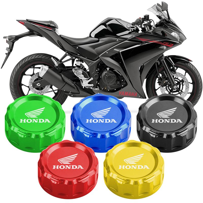 Motorcycle Rear Brake Fluid Reservoir Cover Engine Oil Cap For Honda CBR 125R 954 600 F4i 650F 650R 1000F CBR 600RR 1000RR