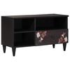 Storage Cabinet Multi Color 80 X 33.5 X 46 Cm Solid Mango Wood