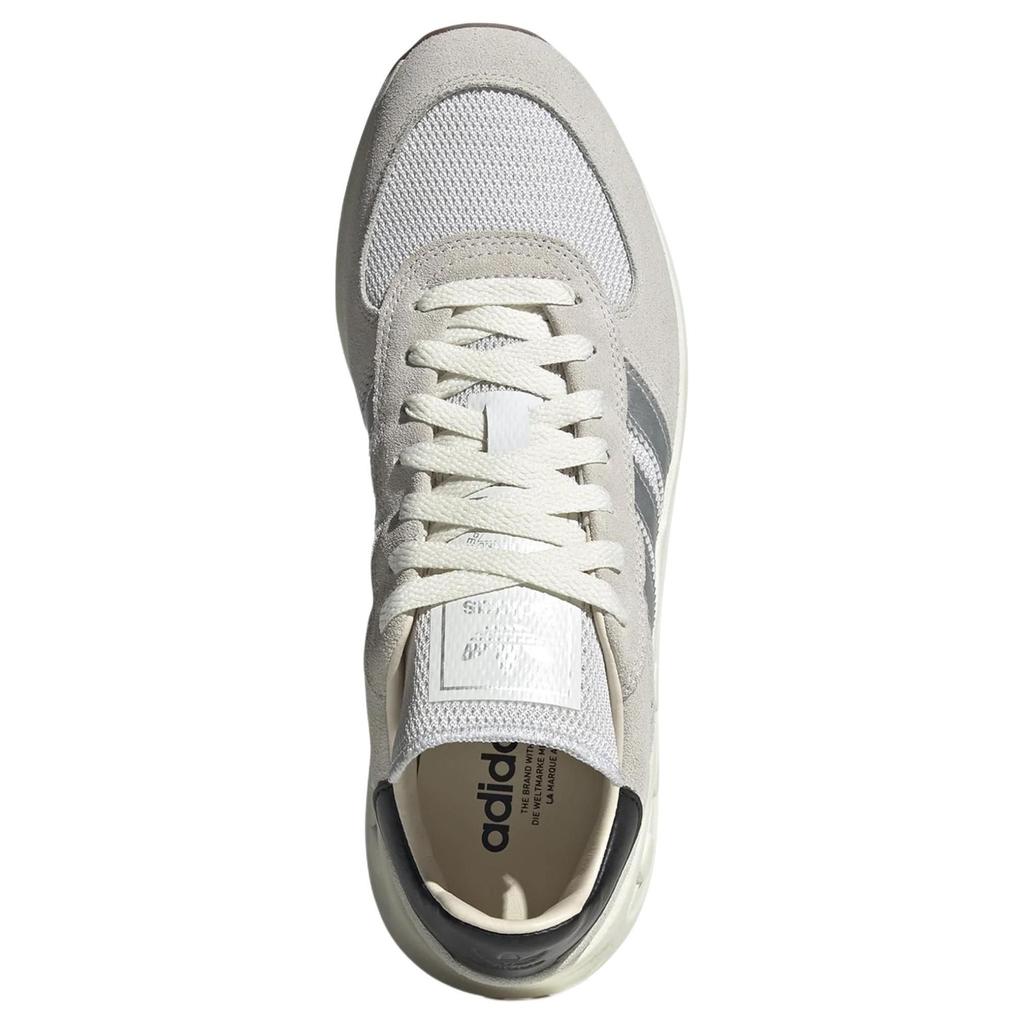 Adidas Originals LA Trainer Lux Mens Crystal White Silver Metallic Core Black IE6478