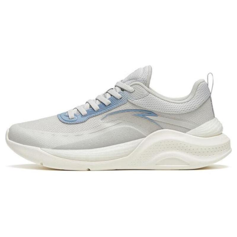 Anta Slip Resistant Abrasion Resistant Low Top Training Shoes Men's Gray Blue Sneakers 112327718-1