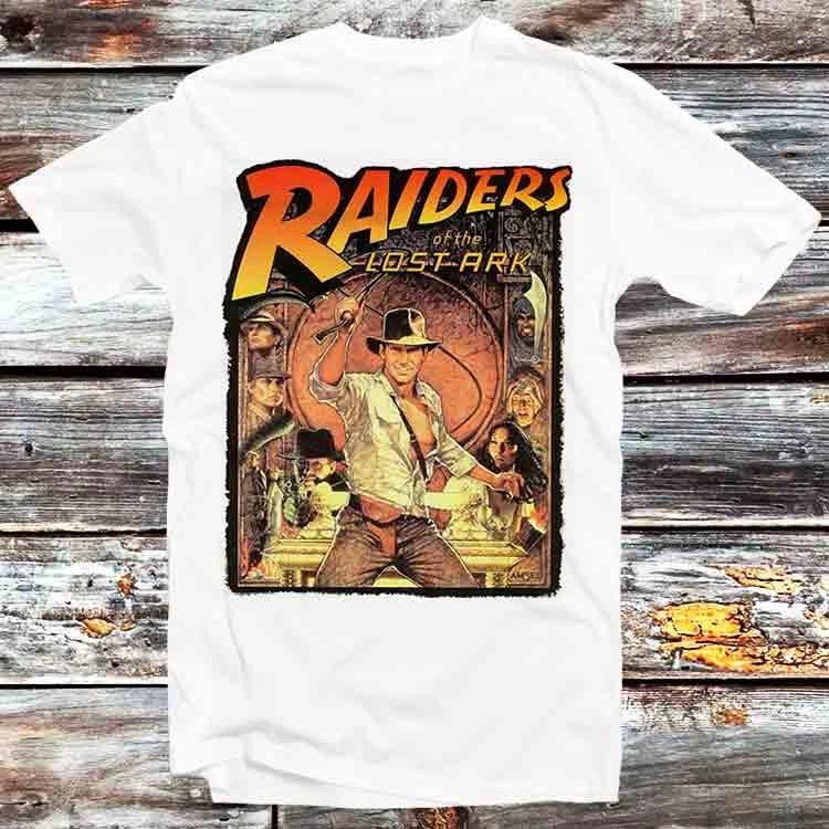 Raiders Of Lost Ark Indiana Jones Film Movie T Shirt B555 XL