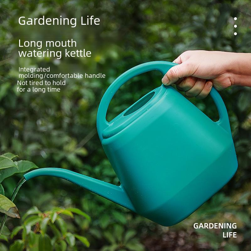 

4L Large Spout Watering Can for Household and Garden Plants ціан