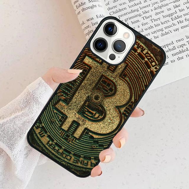 BTC Bitcoin Phone Case For iPhone 17 Air 15 16 Cover 11 13 14 Pro Max 12 Plus Max Fundas