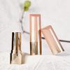 Pink Gradient Round Snap-On Lipstick Tube, Empty Refillable Lip Balm Container, Cosmetic Packaging