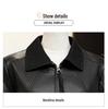 Petite Spring Leather Jacket for Middle-aged & Elderly Women - 2026 Fashion Top for Spring & Autumn