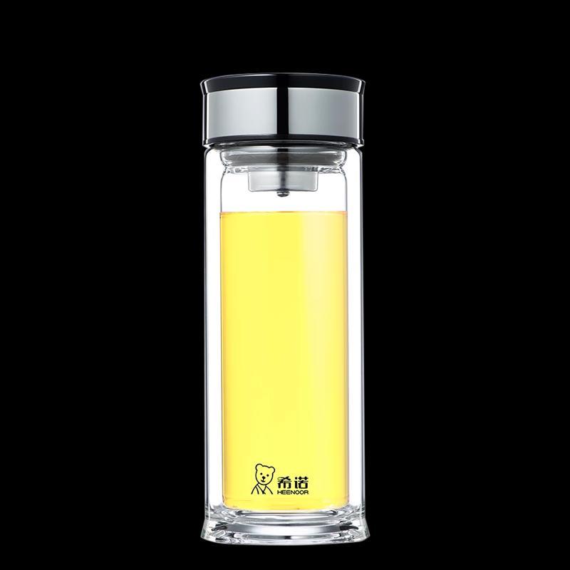 CENO XN-6900 Double-Wall Glass Tea Infuser Bottle