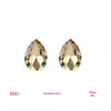 Colored Glass Teardrop Pointed Rhinestones for Shoes, Bags, Nail Art & DIY Accessories