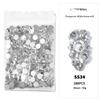 Nail Art Flat Bottom Drill Transparent Drill Ab Drill Nail Drill Diy Nail Ornament Nail Art Ornament Rhinestone