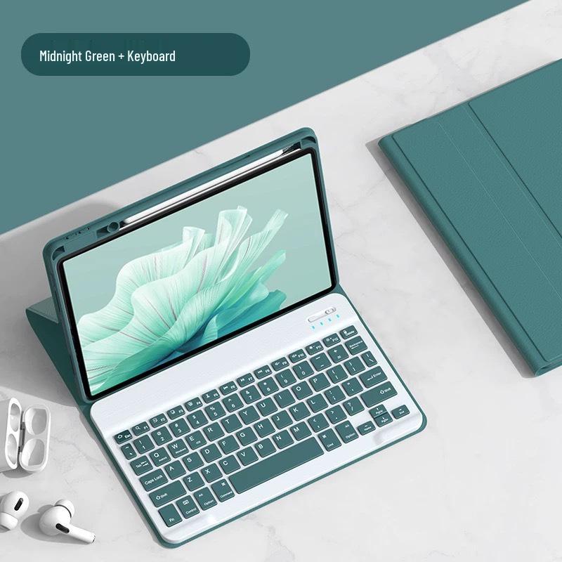 Honor X8b Tablet Case with X10 Bluetooth Keyboard, Leather Cover, GTpro Russian Magnetic Pen Slot Honor X8b 11 inch